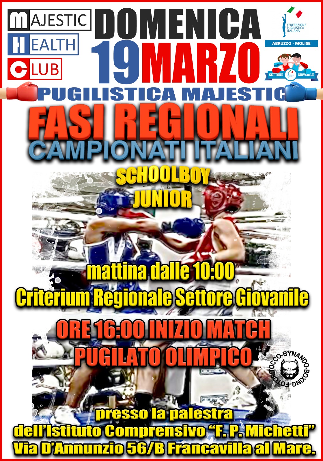 Locandina Fasi Regionali Sb e Jr 2023