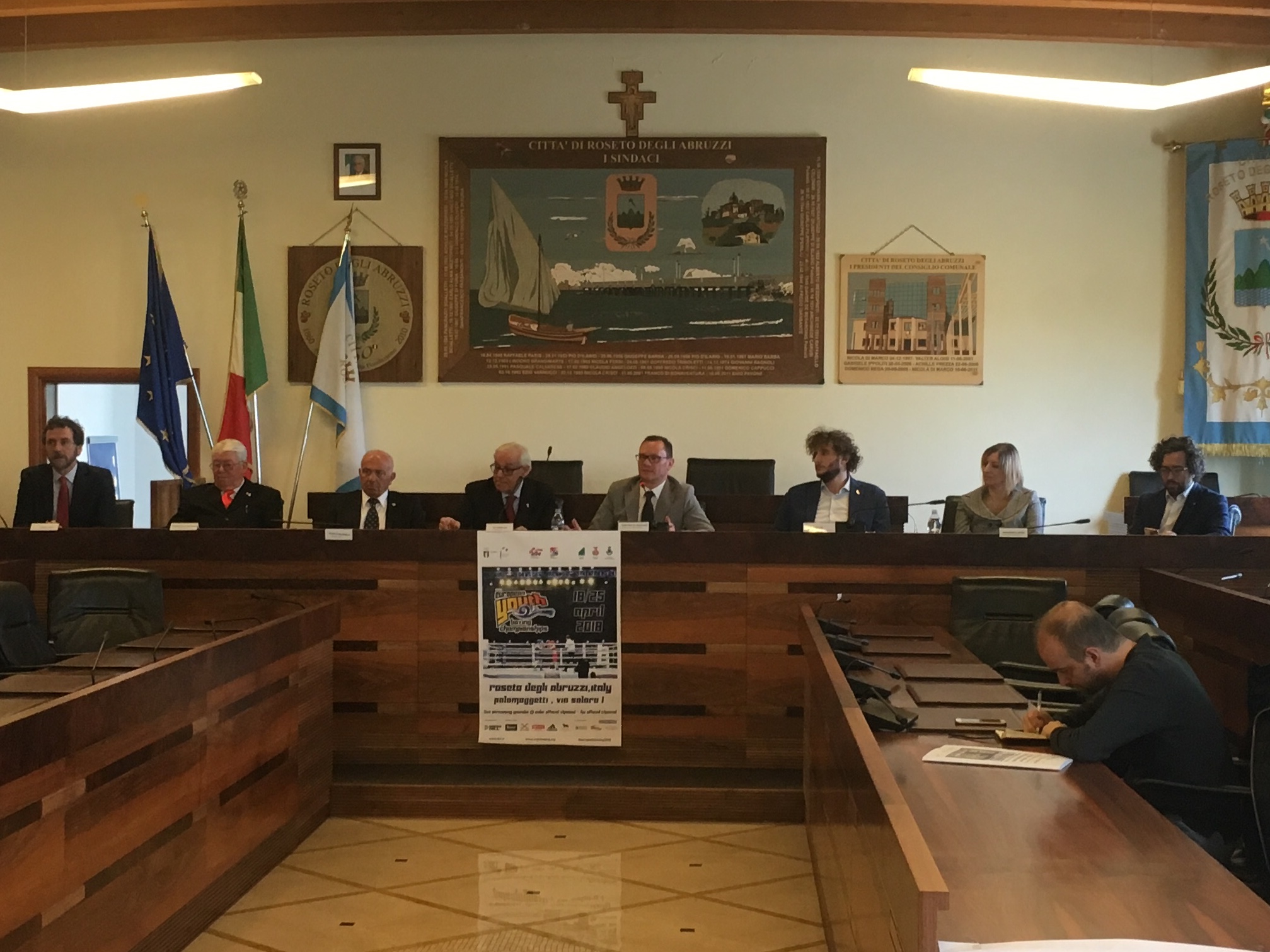 conferenza stampa europei roseto 2018