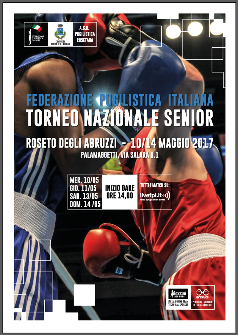locandina torneo nazionale senior